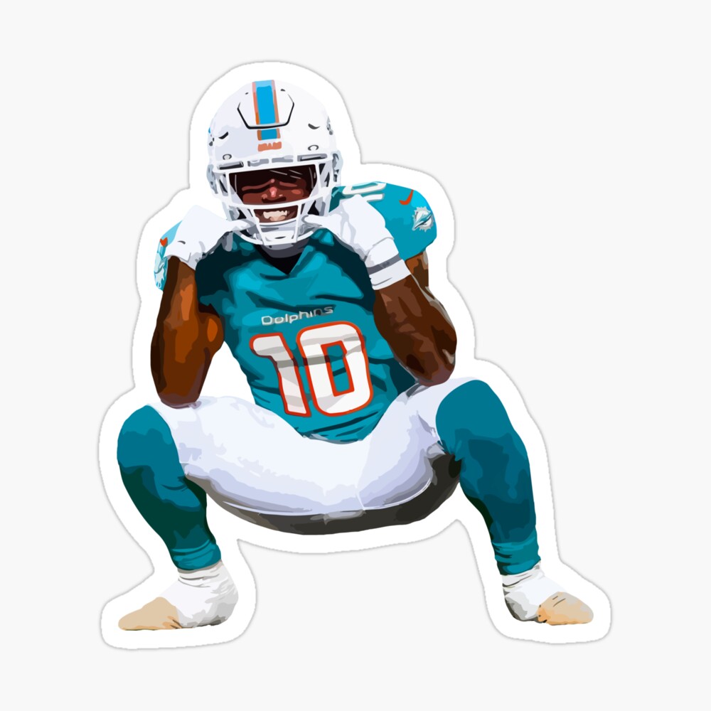 Lexica - Highly detailed portrait of tyreek hill miami dolphins football,  teal & orange uniform with # 10 printed, unreal engine, fantasy art by  greg