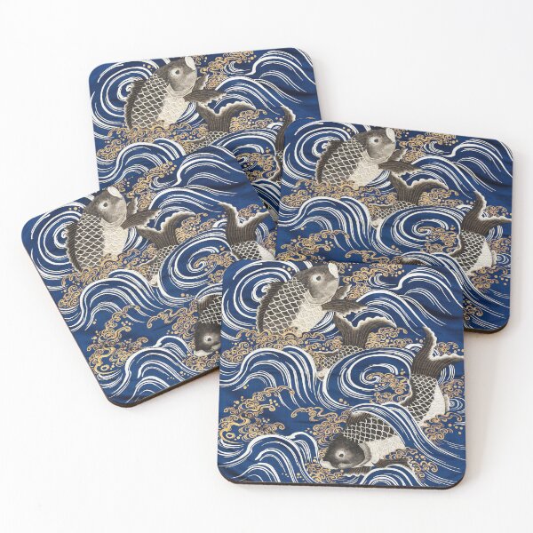 Item preview, Carp in Waves designed and sold by vanyadesign.