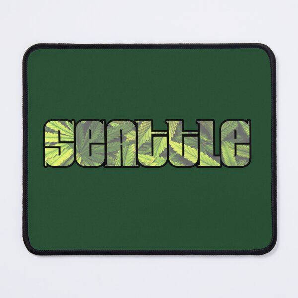 Item preview, Seattle Weed Leaves - Marijuana/Pot/420/Cannabis for Stoners and Cali Smokers designed and sold by SteamParliament.