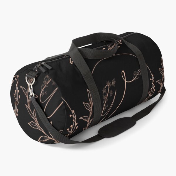 Item preview, Rose Gold Floral Monogram W designed and sold by ModernStyleBoho.