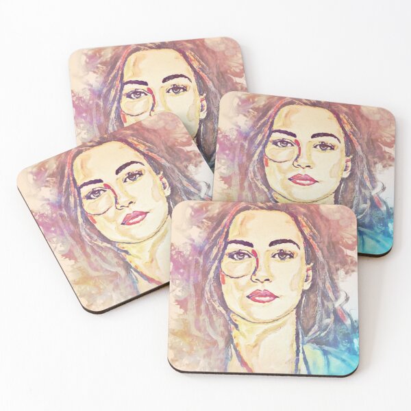 Item preview, Haught watercolour print designed and sold by Huntch.