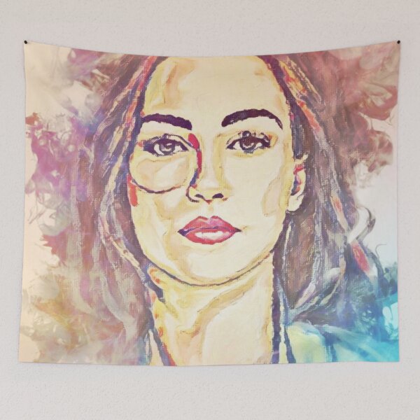 Item preview, Haught watercolour print designed and sold by Huntch.