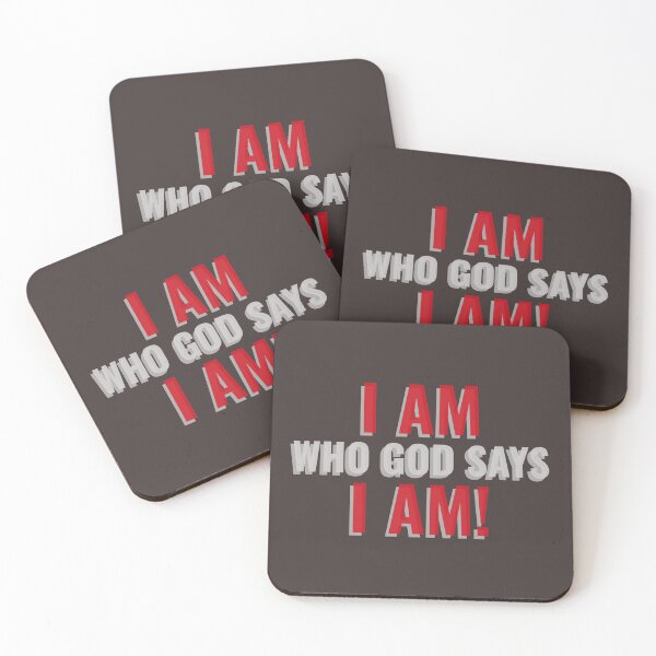 Item preview, I AM WHO GOD SAYS I AM! Tshirt, mugs designed and sold by DoubleDSD.
