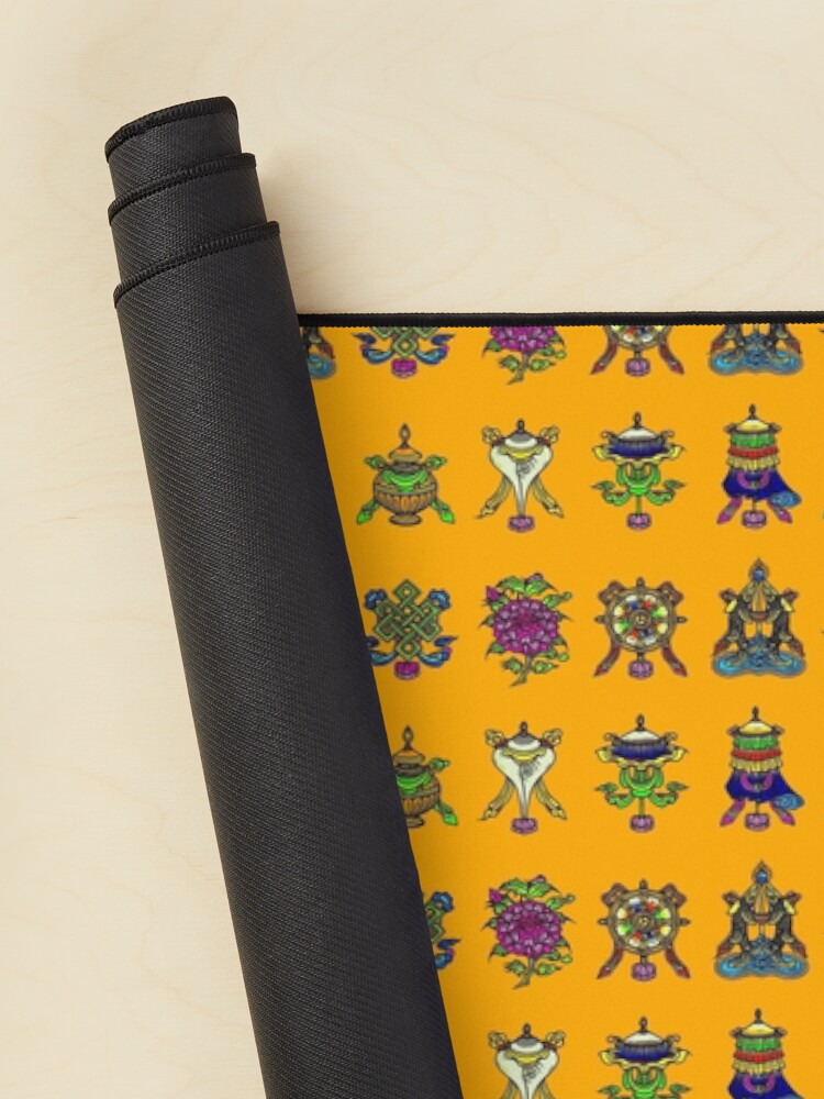 Alternate view of EIGHT AUSPICIOUS SYMBOLS Mouse Pad