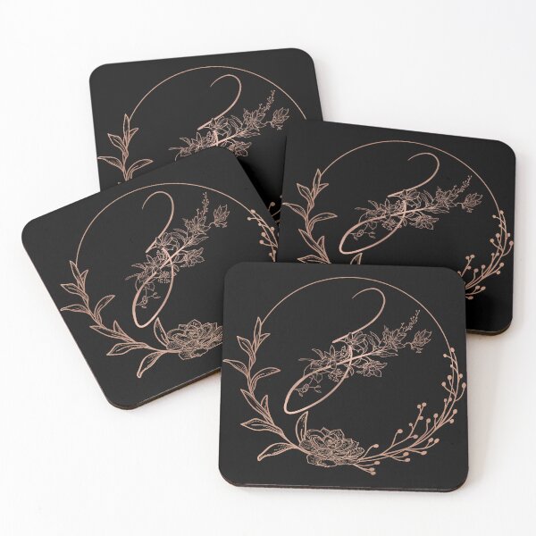 Item preview, Rose Gold Floral Monogram Z designed and sold by ModernStyleBoho.