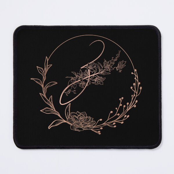 Item preview, Rose Gold Floral Monogram Z designed and sold by ModernStyleBoho.