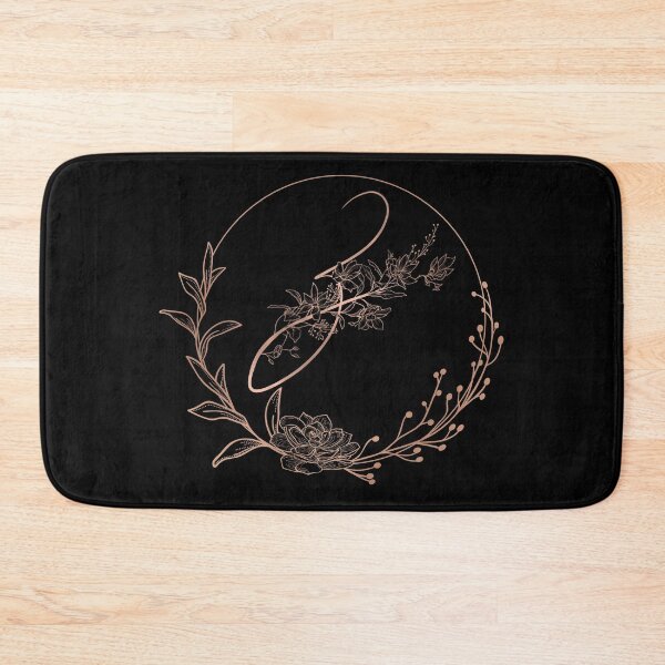 Item preview, Rose Gold Floral Monogram Z designed and sold by ModernStyleBoho.