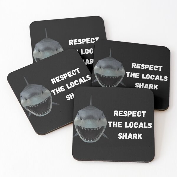 Item preview,  Beach Shirt, Sharks Species Shirt, Respect the Locals Shark Shirt, Funny Shark Week Shirt, Beach Summer Tee Shark Fans, Shark Lover Surfer designed and sold by Alexa5454.