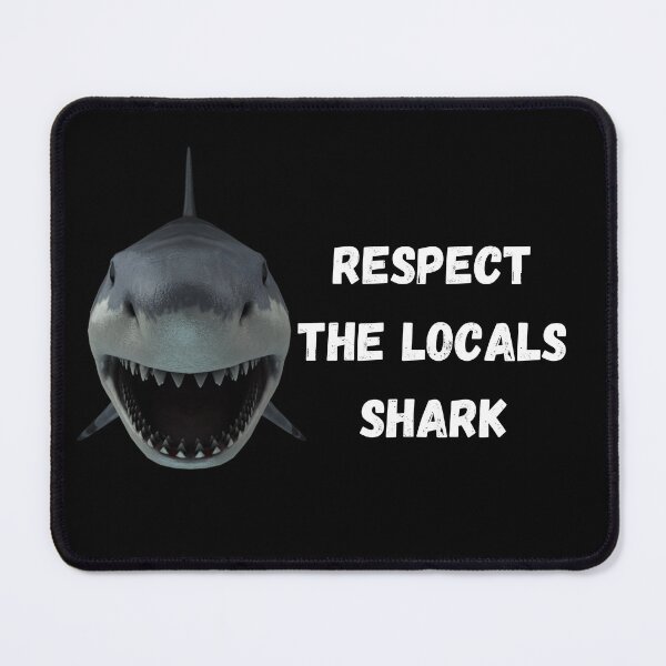 Item preview,  Beach Shirt, Sharks Species Shirt, Respect the Locals Shark Shirt, Funny Shark Week Shirt, Beach Summer Tee Shark Fans, Shark Lover Surfer designed and sold by Alexa5454.