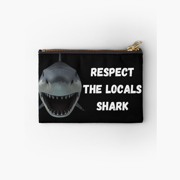 Item preview,  Beach Shirt, Sharks Species Shirt, Respect the Locals Shark Shirt, Funny Shark Week Shirt, Beach Summer Tee Shark Fans, Shark Lover Surfer designed and sold by Alexa5454.