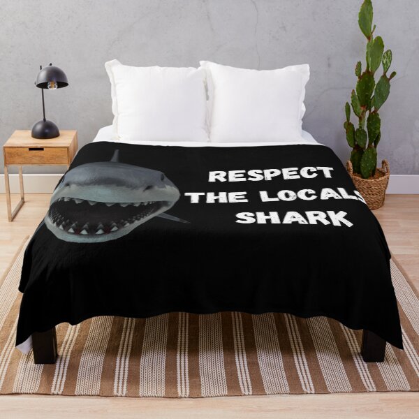 Item preview,  Beach Shirt, Sharks Species Shirt, Respect the Locals Shark Shirt, Funny Shark Week Shirt, Beach Summer Tee Shark Fans, Shark Lover Surfer designed and sold by Alexa5454.
