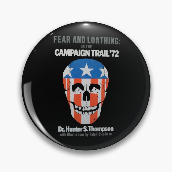 Item preview, Great People Fear And Loathing On The Campaign Vintage Book designed and sold by WileyCainFanArt.