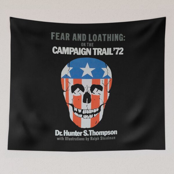 Item preview, Great People Fear And Loathing On The Campaign Vintage Book designed and sold by WileyCainFanArt.