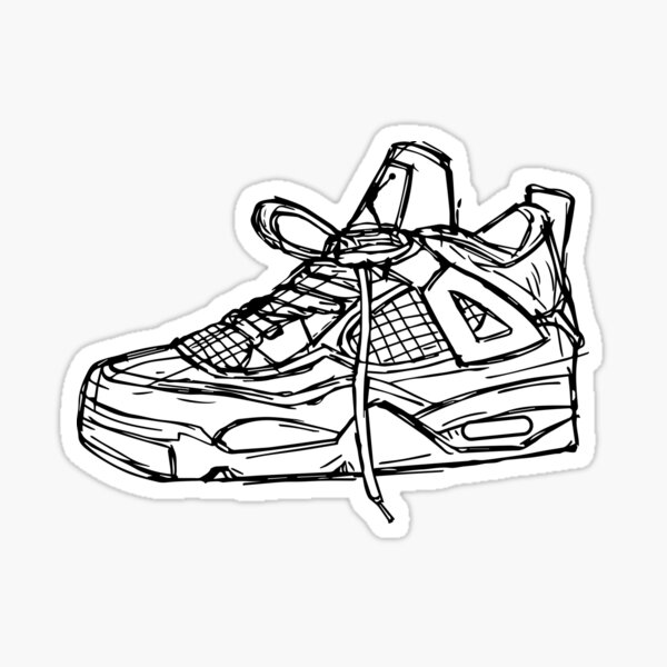 Nike Air Foamposite One Supreme Sneaker Coloring Page  Shoe template,  Coloring pages, Tattoo style drawings