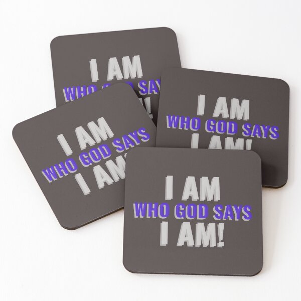Item preview,  I AM WHO GOD SAYS I AM! Tshirt, mugs designed and sold by DoubleDSD.
