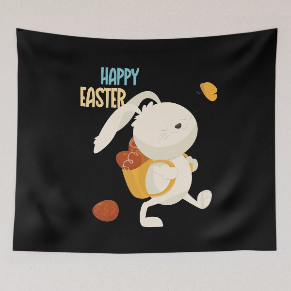 Item preview, Happy Easter Funy Bunny Eggs Hunting Gift For Kids designed and sold by Tatus Brinal.