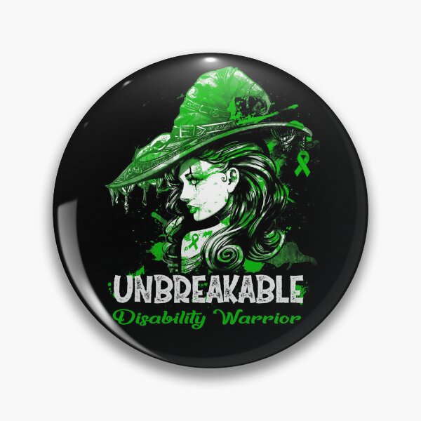 Item preview, Halloween Disability Warrior Unbreakable designed and sold by tenjun16.