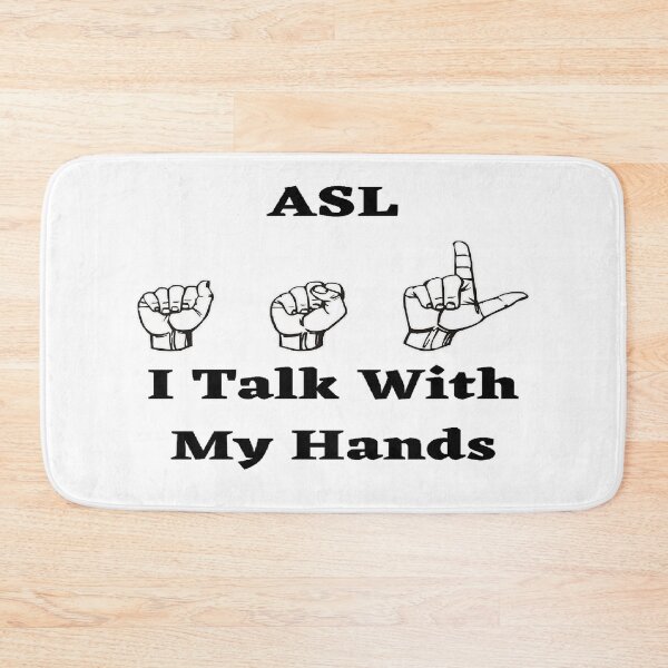 Item preview, ASL Hand Signs I Talk With My Hands designed and sold by debmund.