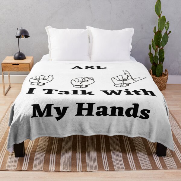Item preview, ASL Hand Signs I Talk With My Hands designed and sold by debmund.
