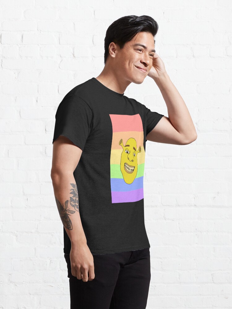 Gay shrek flag   Classic T-Shirt
