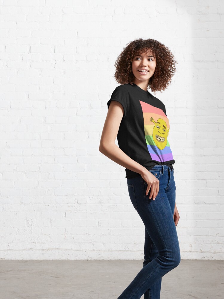 Gay shrek flag   Classic T-Shirt