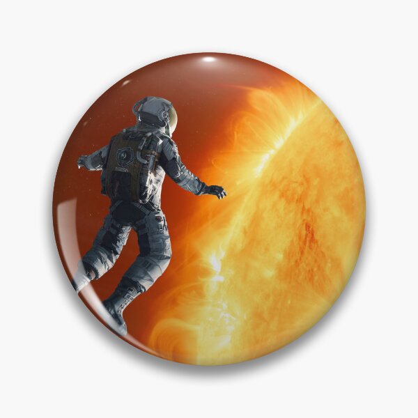 Item preview, Astronaut floating towards the sun designed and sold by Mad Crabs Creations.