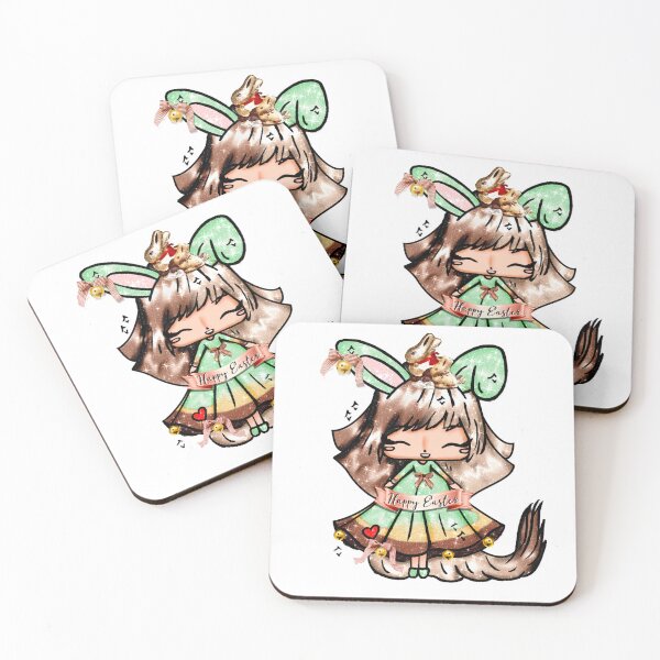 Item preview, Cute Chibi Easter Bunny Mint Choco Spring Kawaii designed and sold by Jolly-Yosei.