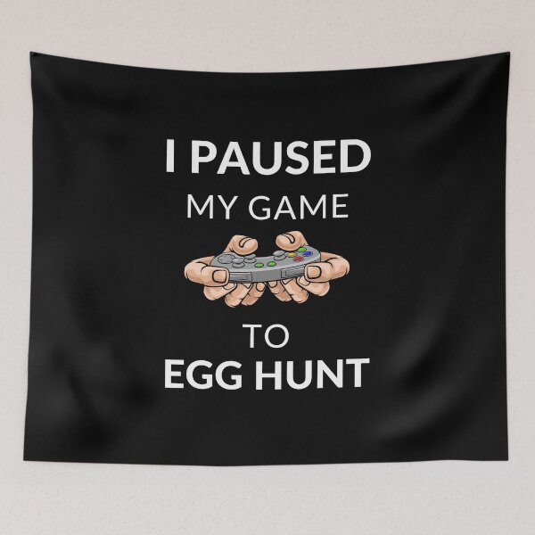 Item preview, i paused my game to egg hunt designed and sold by madraso.