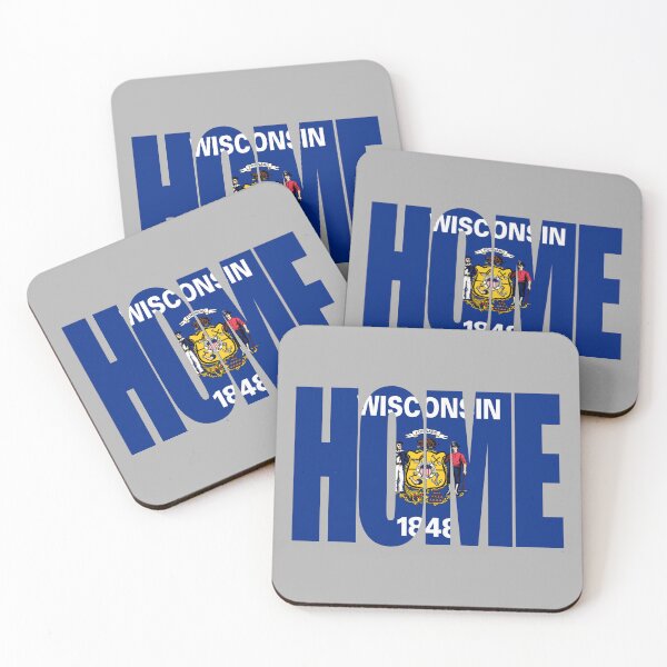 Item preview, Wisconsin Home - State Flag designed and sold by DonDota.