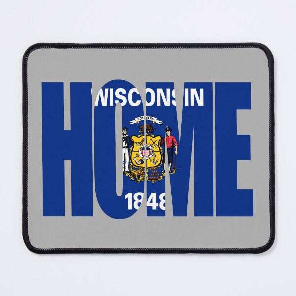 Item preview, Wisconsin Home - State Flag designed and sold by DonDota.