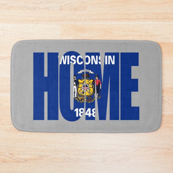 Item preview, Wisconsin Home - State Flag designed and sold by DonDota.