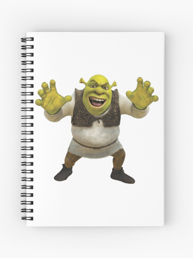 Shrek on the Croc | Spiral Notebook