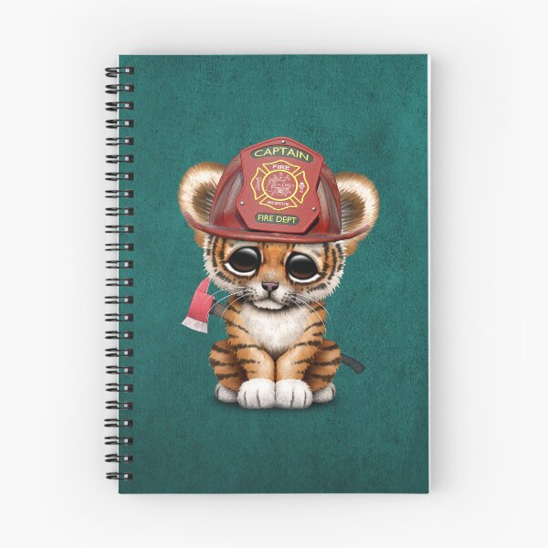 Item preview, Cute Tiger Cub Firefighter designed and sold by JeffBartels.