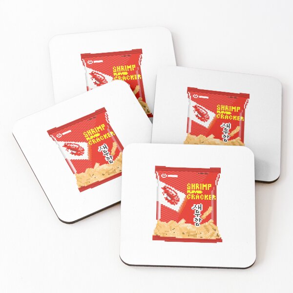 Aperçu de l'œuvre Crackers Pixel Crevettes créée et vendue par itscatnotkat.