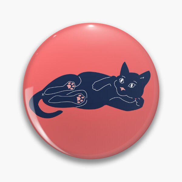 Item preview, Blue cat pattern designed and sold by Miriam Omura.