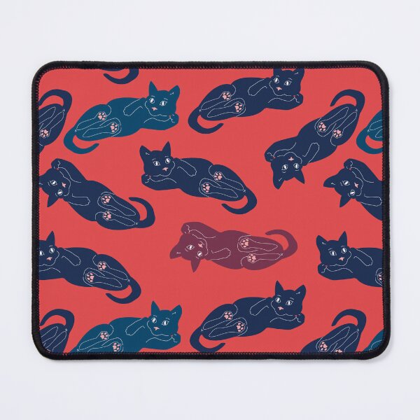 Item preview, Blue cat pattern designed and sold by Miriam Omura.