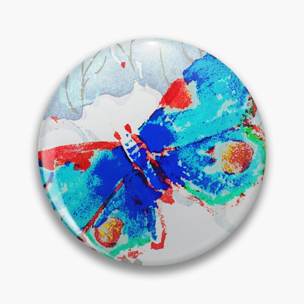 Item preview, Blue and Red Butterfly Japanese Flower Background designed and sold by RyanCaudell.