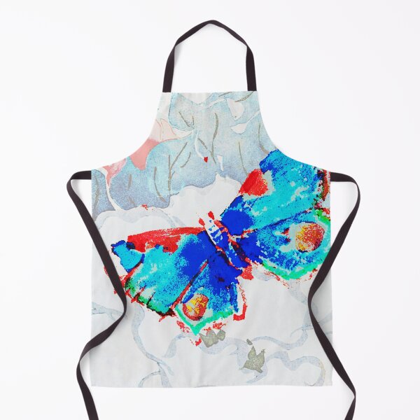 Item preview, Blue and Red Butterfly Japanese Flower Background designed and sold by RyanCaudell.