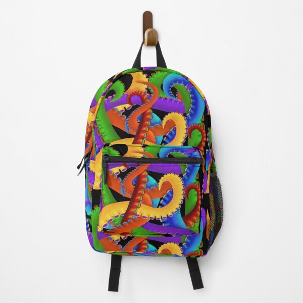 Item preview, Rainbow Tentacles by Heather Nafe Art designed and sold by HeatherNafeArt.
