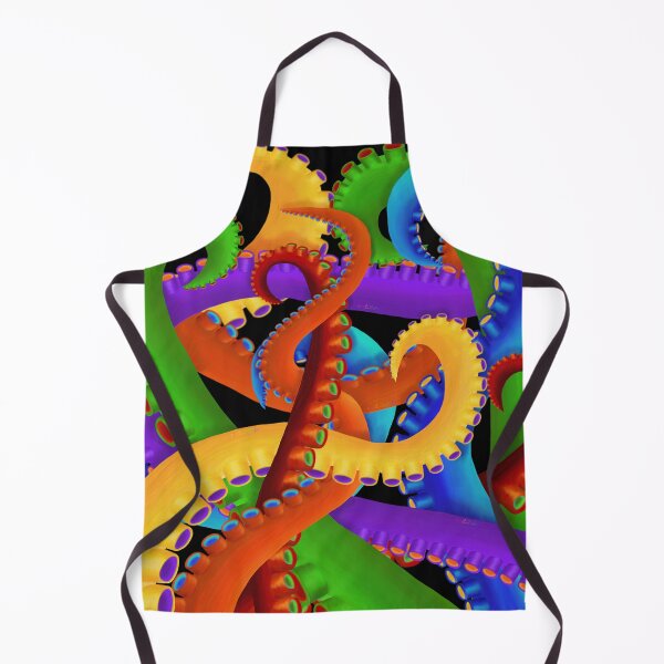 Item preview, Rainbow Tentacles by Heather Nafe Art designed and sold by HeatherNafeArt.