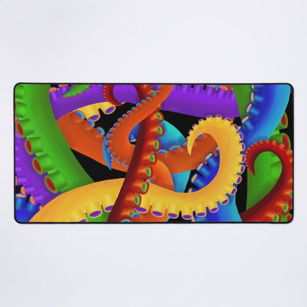 Item preview, Rainbow Tentacles by Heather Nafe Art designed and sold by HeatherNafeArt.