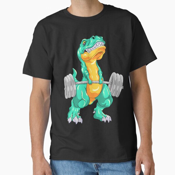 T-Rex Dinosaur Gym Workout Exercise Gift Classic T-Shirt