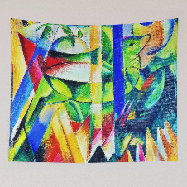 Item preview, Abstract Mountain Goat Painting designed and sold by RyanCaudell.
