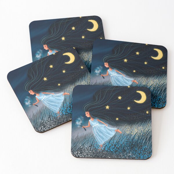 Item preview, Girl in the night field designed and sold by Olga Vorontsova.