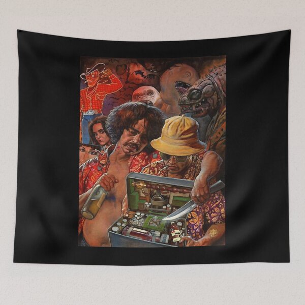 Item preview, Vintage Style Arts Fear And Loathing In Las Vegas Like To Try Again designed and sold by WileyCainFanArt.