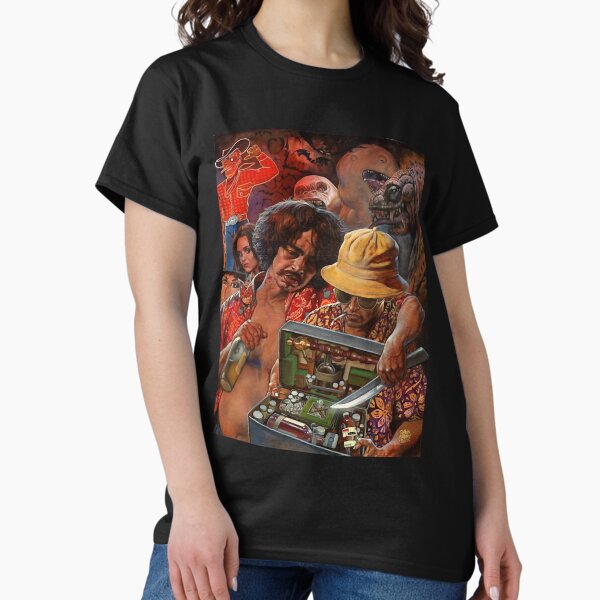 Vista previa del artículo con la obra «Artes de estilo vintage Miedo y asco en Las Vegas Me gustaría volver a intentarlo», diseñado y vendido por WileyCainFanArt.