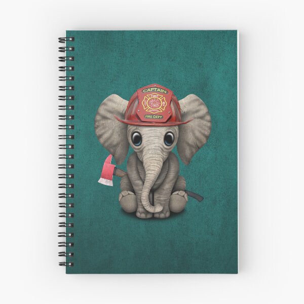 Item preview, Cute Baby Elephant Firefighter designed and sold by JeffBartels.