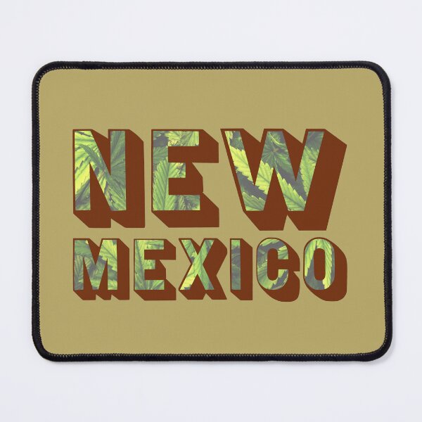 Item preview, New Mexico Weed Leaves Shadow Text - Marijuana/Pot/420/Cannabis for Stoners and Smokers designed and sold by SteamParliament.