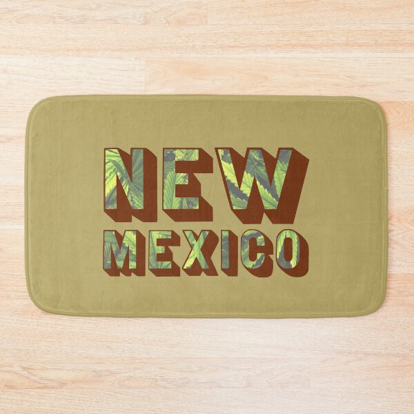 Item preview, New Mexico Weed Leaves Shadow Text - Marijuana/Pot/420/Cannabis for Stoners and Smokers designed and sold by SteamParliament.