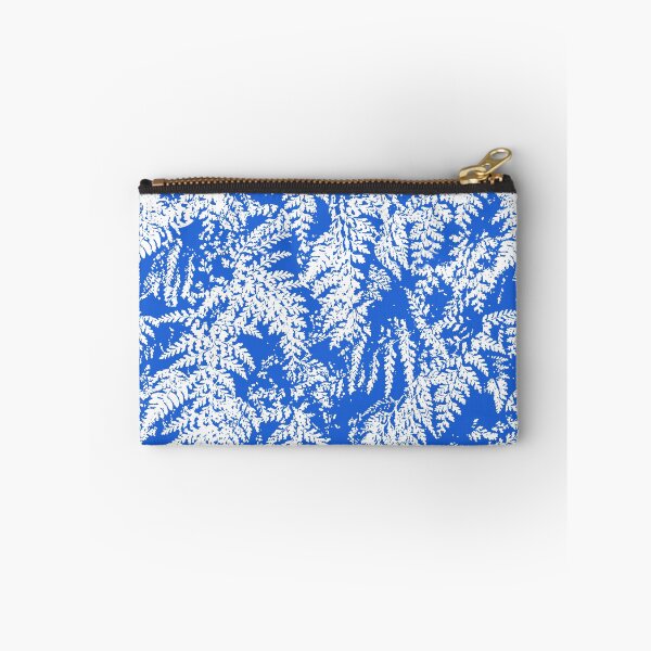Item preview, Hawaiian Palapalai Fern Impressions-royal blue designed and sold by Linda Maliuana.